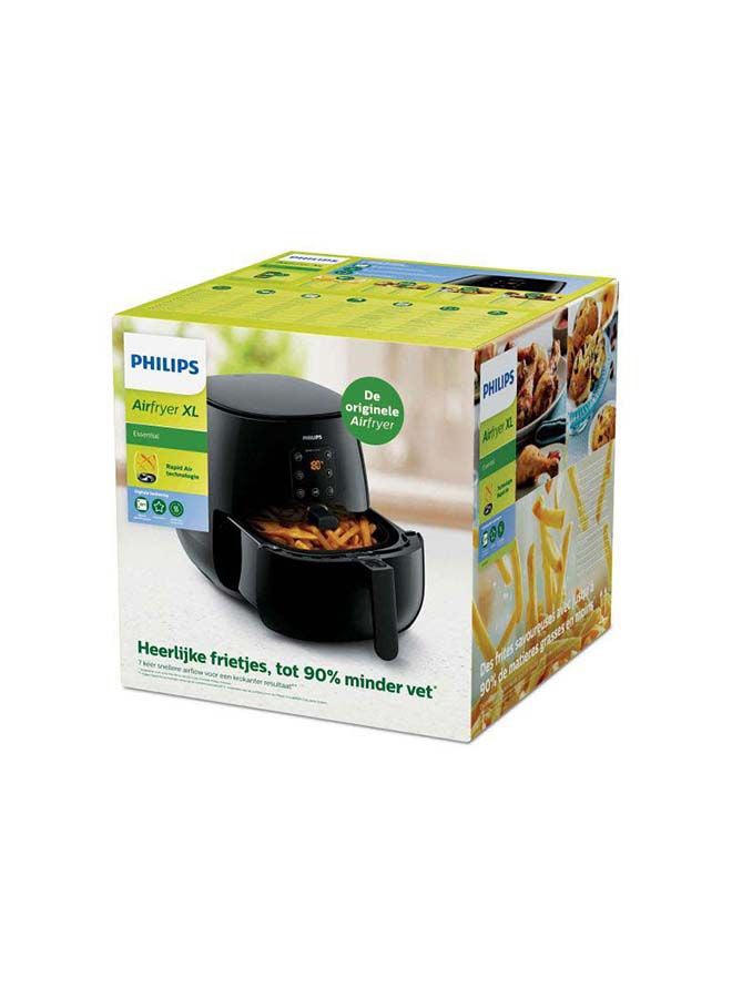 Philips 5 Portions Essential Airfryer, Rapid Air Technology 6.2 L HD9260/94 / HD9260 Black - Image 3