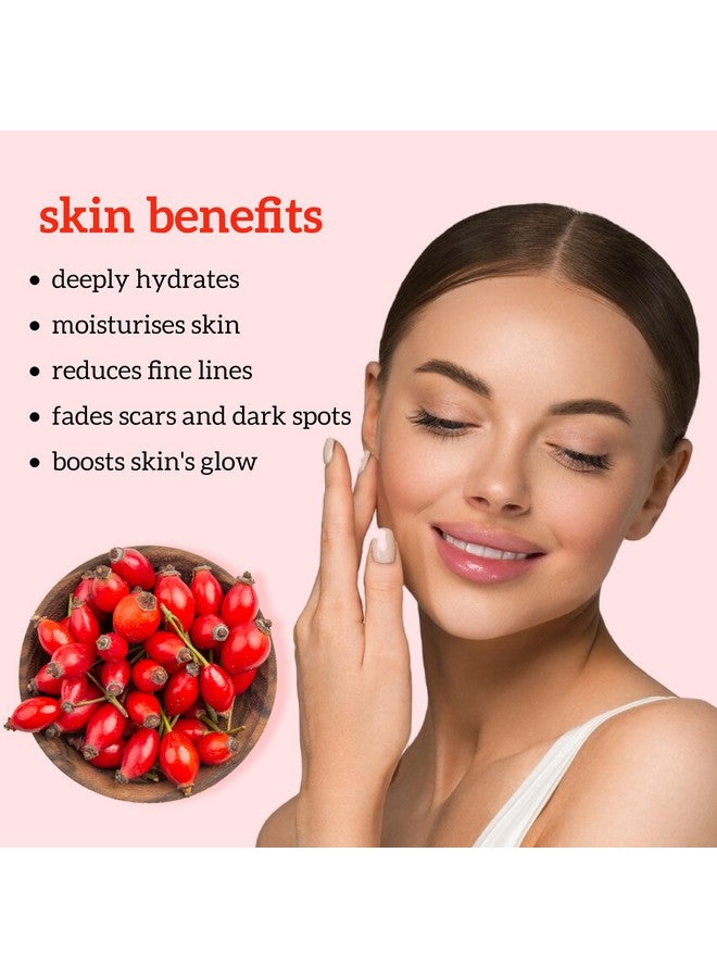 inatur Rosehip Oil 30ml - 100% Pure & Cold Pressed| Moisturizing, Anti-Aging, & Hydrating Facial Oil | Reduces Scars, Wrinkles & Fine Lines | For Glowing Skin | Suitable for Men & Women - Image 3