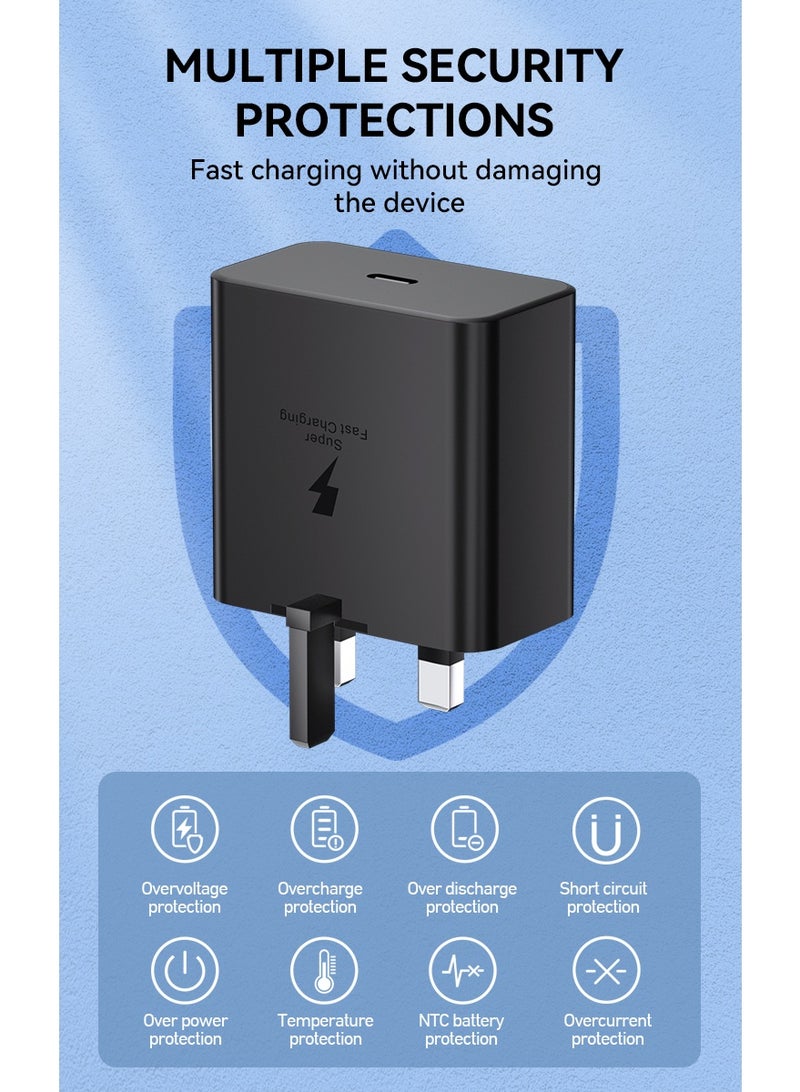 AK KEMCO 25 Watt PD Type C Fast Charger Adaptor with Cable for Samsung Huawei Oppo Vivo Honer Xiomi Oneplus AK 5433 - Image 3