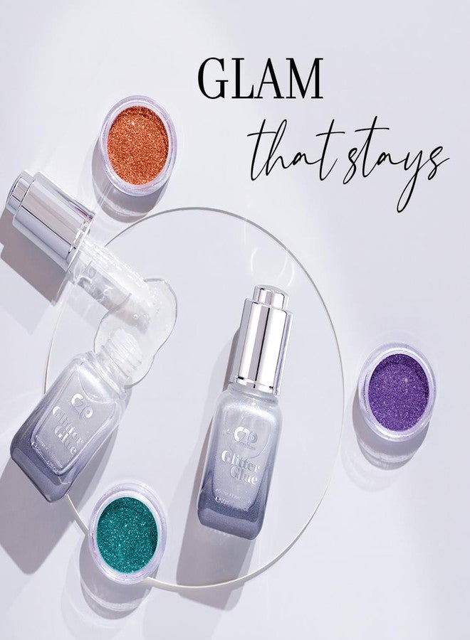 C2P PROFESSIONAL MAKEUP C2P Pro Sparkle Duo Glitter and Glue Kit - Eyeshadow for Eye & Body Makeup | Waterproof, Quick-Drying for Stunning Shimmer Looks (Violet Line 11) - Image 3