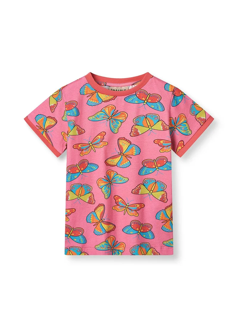 Småfolk T-shirt with butterflies