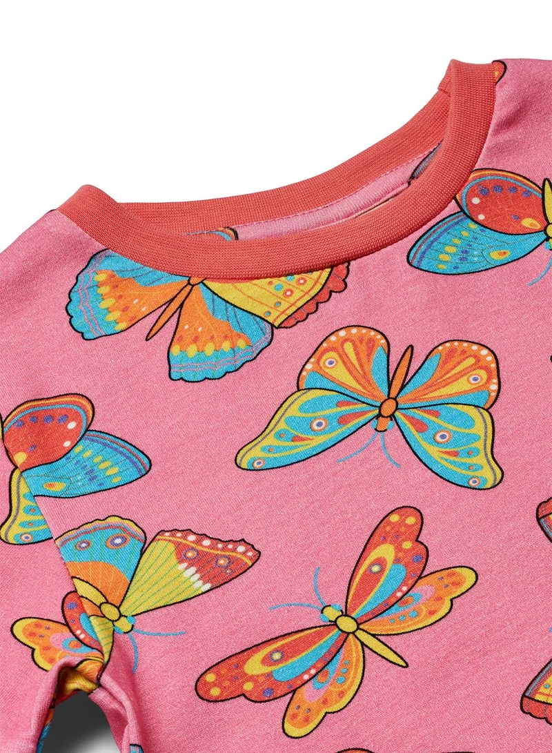Småfolk T-shirt with butterflies