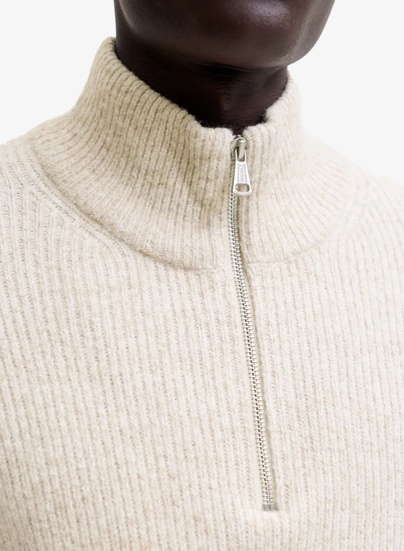 JACK & JONES  Casual Half Zip Sweatshirt for Men | Best Price UAE