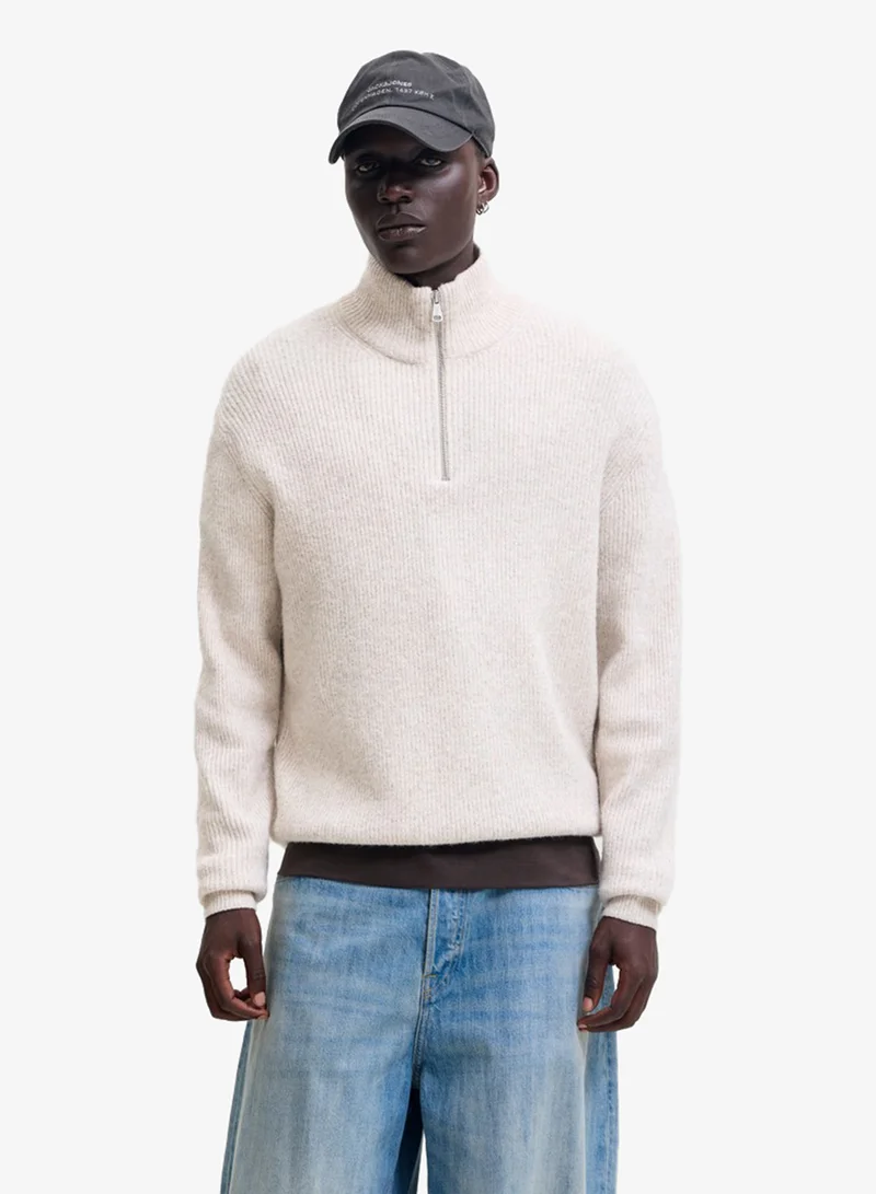 Casual Half Zip Sweatshirt