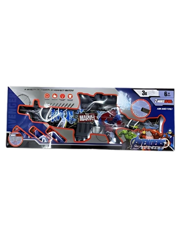 Avengers Toy Gun with Soft Bullets – Marvel Hero Blaster Set for Kids Role Play