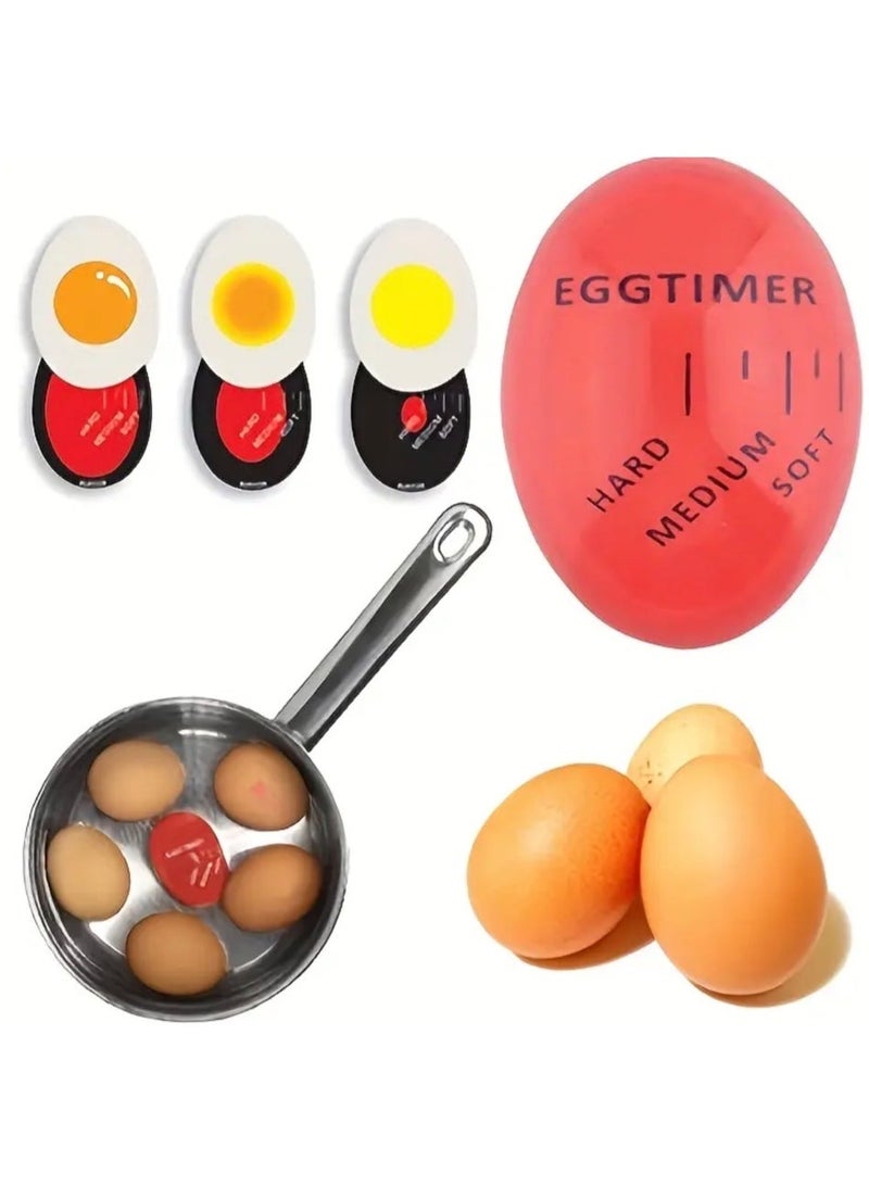 كلين ويف مؤقت طهي البيض المثالي – أداة غلاية البيض المتغيرة اللون للبيض المسلوق الناعم والمتوسط والصلب | أداة مطبخ سهلة للحصول على بيض مثالي في كل مرة - Image 1