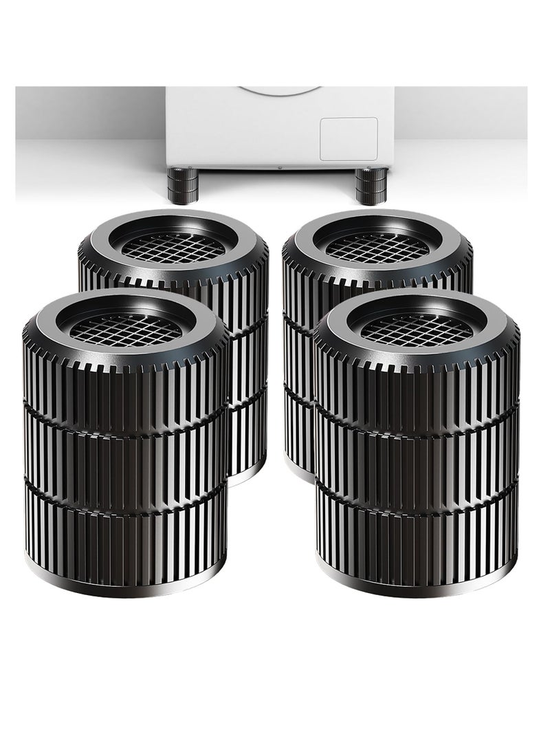 SYOSI - Anti Vibration Pads for Washing Machine 4Pack Stackable Shock Noise Cancelling Washer Dryer Isolation Pad - Non-slip Noise Cancelling and Shock Support Protects Pedestals Fits Most Models - Image 1