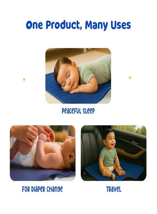 Bumtum Baby Dry Sheet Waterproof Quick Soft Fleece Baby Bed Protector | Anti - Bacterial|Extra Absorbant, Reuseable & Washable (Lilac + Grape + Hot Pink Combo, Large Size, 100 * 140cm, Pack of 3) - Image 5