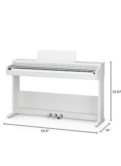 Megarya Owned Kawai KDP75 Digital Home Piano - White | 88-Key Responsive Hammer Compact Action  - Image 2