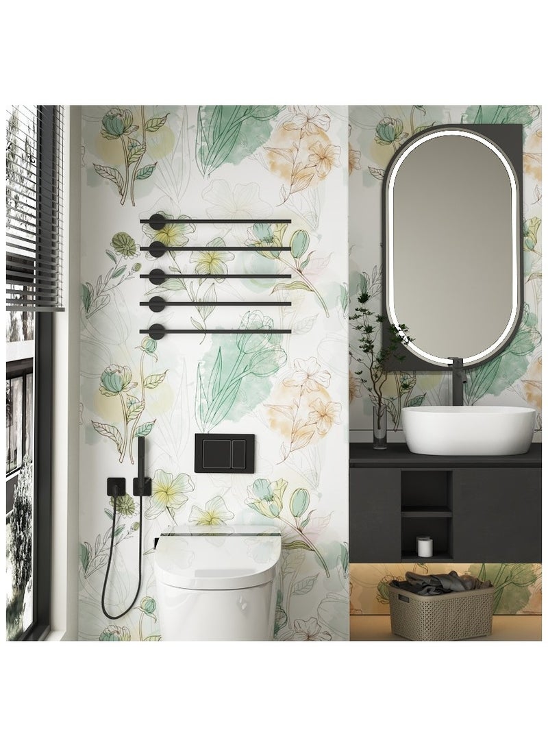 Anna Eco-friendly Moisture-Resistant and Oil-Proof Self-Adhesive Wallpaper with Colorful Patterns for Home Decoration - Image 3