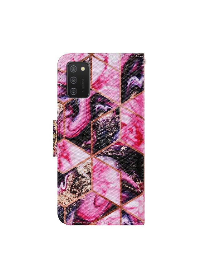 اس-توب جراب هاتف جلدي بنمط رسم ملون لهاتف Samsung Galaxy A02s (النسخة الأمريكية) - Image 3