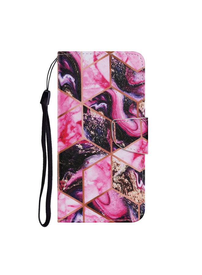 اس-توب جراب هاتف جلدي بنمط رسم ملون لهاتف Samsung Galaxy A02s (النسخة الأمريكية) - Image 2