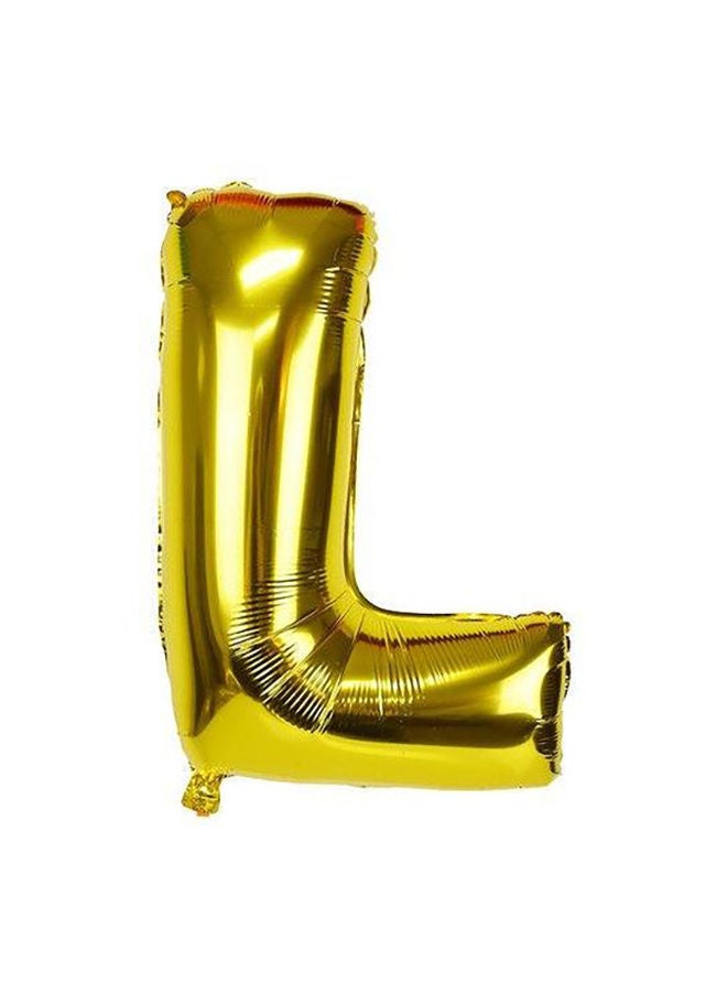 NIBEMINENT Letter L Foil Balloon 32inch