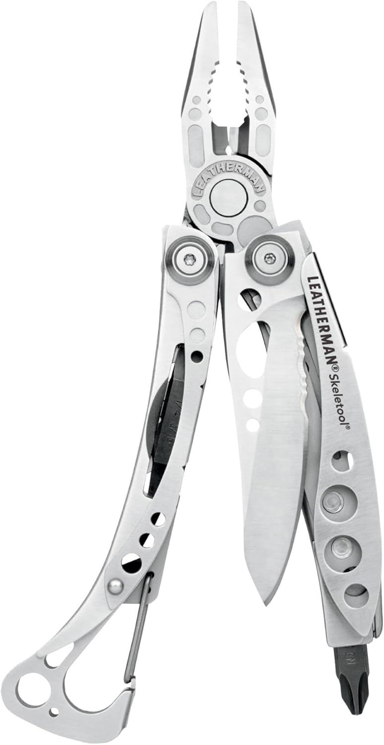 LEATHERMAN سكليتول، 7 في 1 أداة متعددة خفيفة الوزن، بسيطة لحملها يوميًا (EDC)، للمنزل، الحديقة والهواء الطلق، من الفولاذ المقاوم للصدأ - Image 1