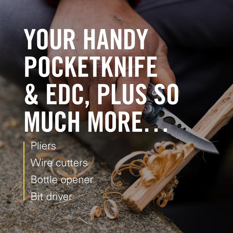 LEATHERMAN سكليتول، 7 في 1 أداة متعددة خفيفة الوزن، بسيطة لحملها يوميًا (EDC)، للمنزل، الحديقة والهواء الطلق، من الفولاذ المقاوم للصدأ - Image 3