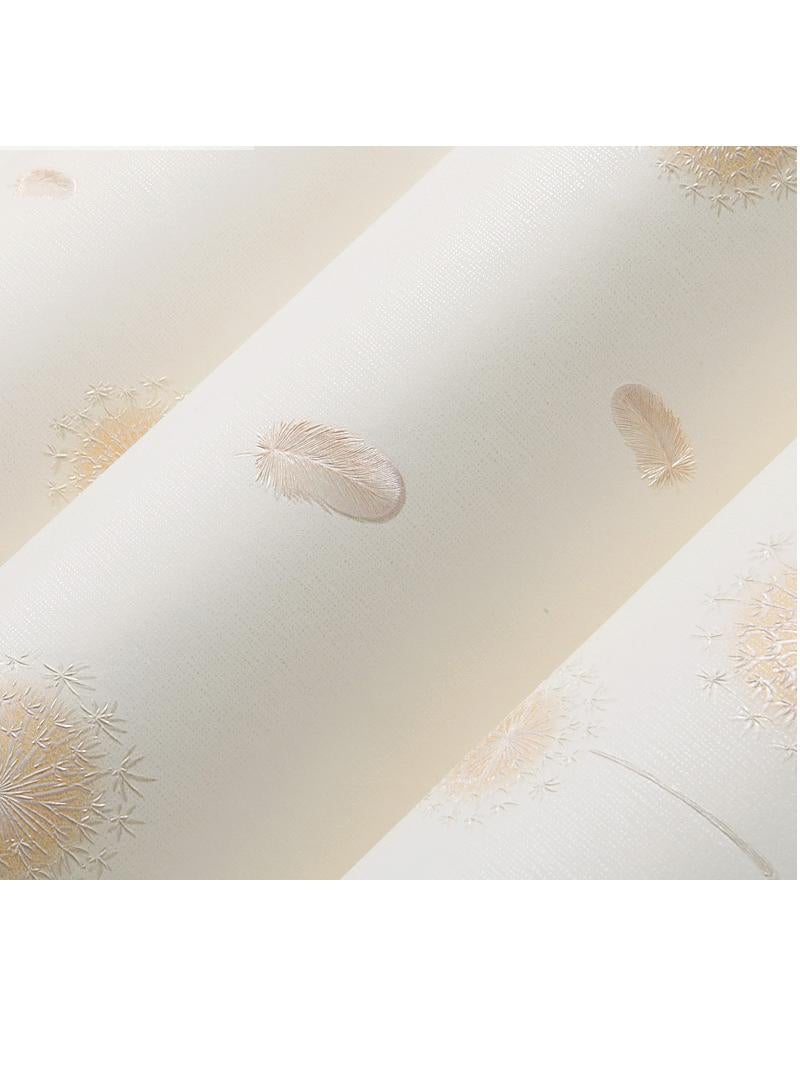 Bluejw Dandelion Design Thicken Waterproof Self-Adhesive Wallpaper For Kids Room And Television Background Wall 0.53*9.5 Meters - Image 1