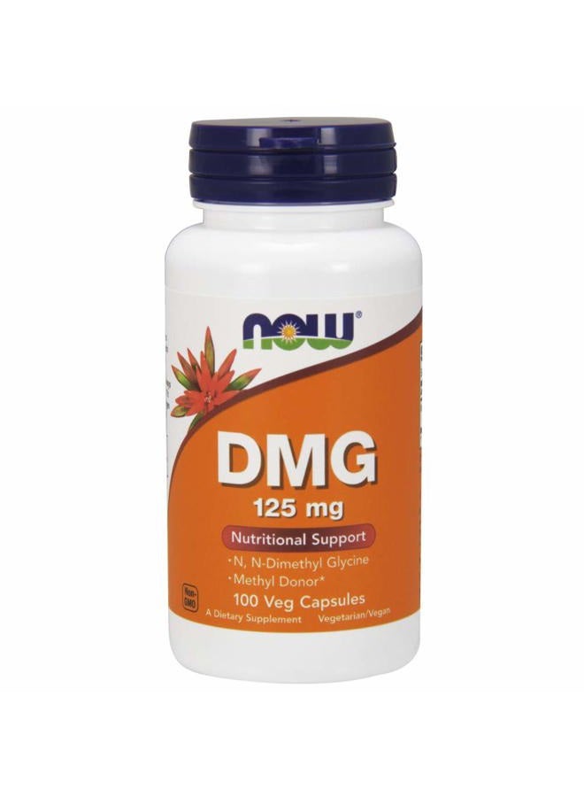now ن الآن فودز - دي إم جي 125 ملغ 100 كبسولة (عبوة من 3) - Image 1