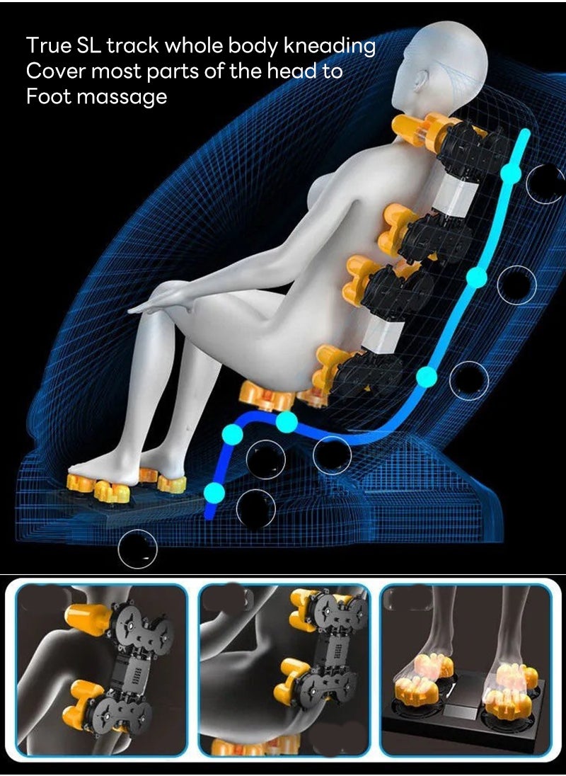 ETG - （5 Years Warranty）Massage Chair Full Body,Zero Gravity Massage Chair Recliner with Heat and Foot Massage,Full Body Massage Recliner Chair with Airbags, Kneading, Bluetooth, LCD Touch Control - Image 1