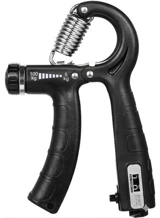 Grip strength trainer (5-100 ) kg with counter, hand grip exerciser with adjustable resistance (5-100 )kg, forearm exerciser with non-slip handle for muscle building and injury recovery in the gym and at home from V Sport
