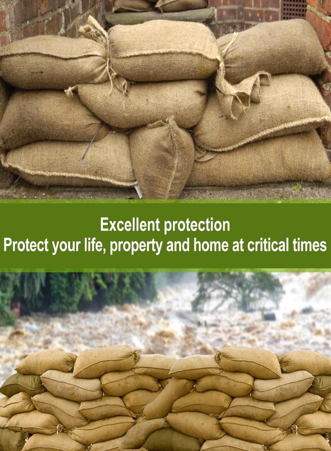Agfabric Burlap Sand Bags with Tie Strings 1 Bag, 14" x 26" Burlap Sacks for Flooding and Erosion Control, Store Bags, Pack 1 - Image 2