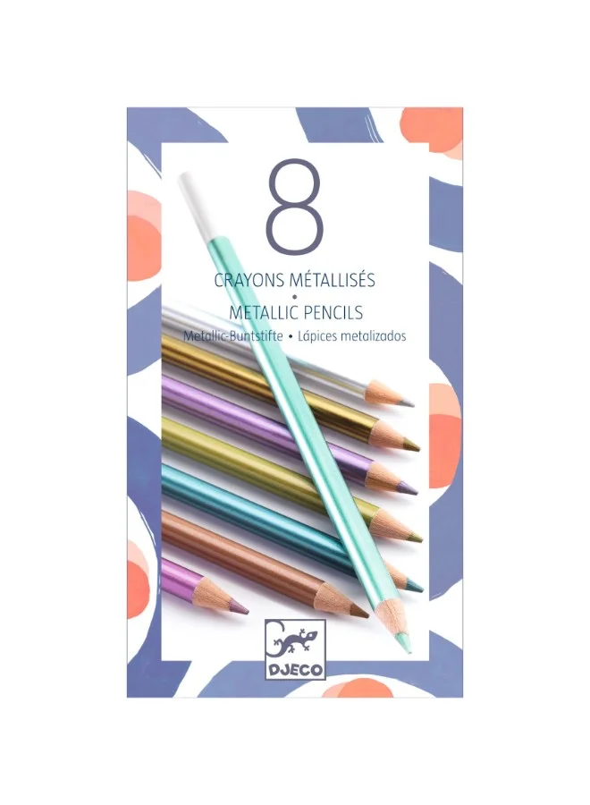 DJECO Djeco Crayons- Metallic