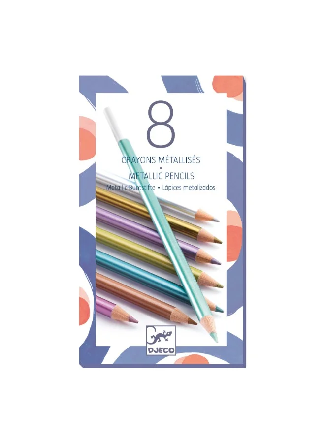 DJECO Djeco Crayons- Metallic