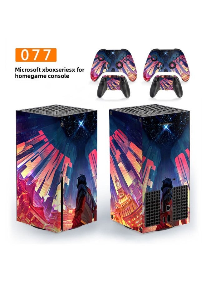 Loquat Suitable For Microsoft Xbox Series X Home Game Machine Protective Film Handle Accessories Pretty Girl Stickers Scratch-proof-Color:Custom Images - Image 4