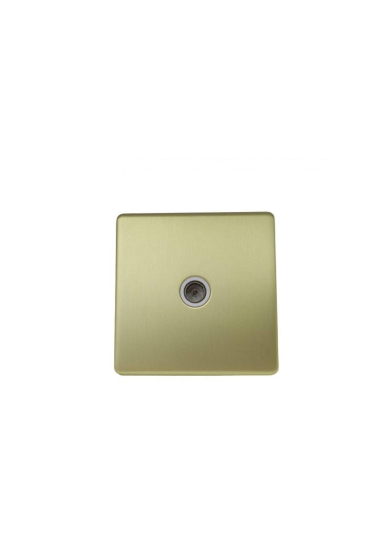 ADMORE - Admore Tv Socket Gold-A432 - Image 1