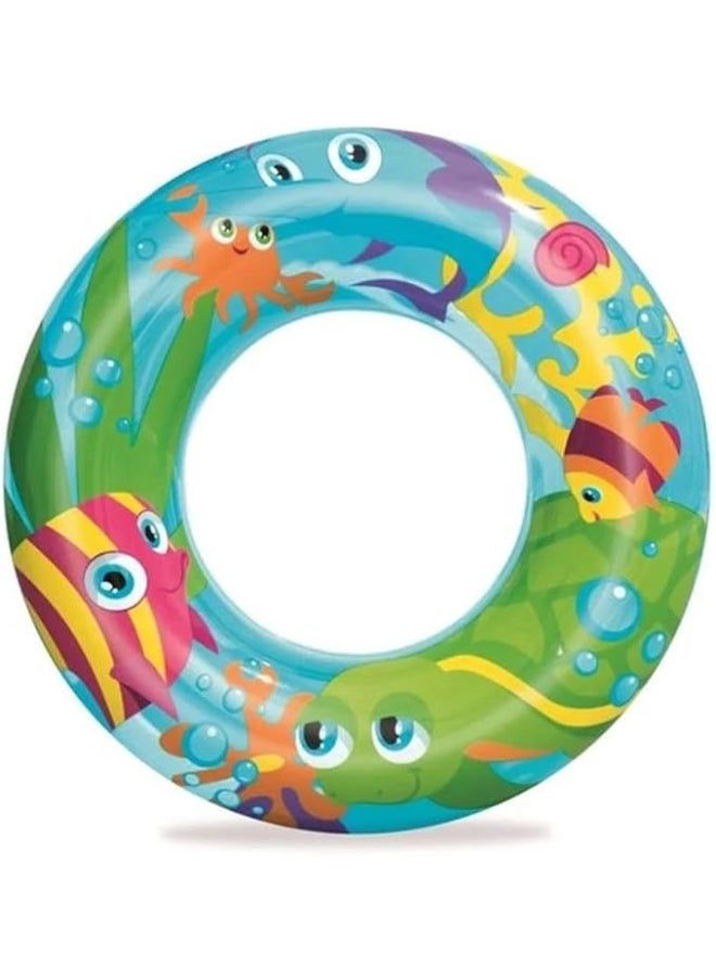 Round sea float for children - multiple shapes and colors - 70 cm  - Image 1