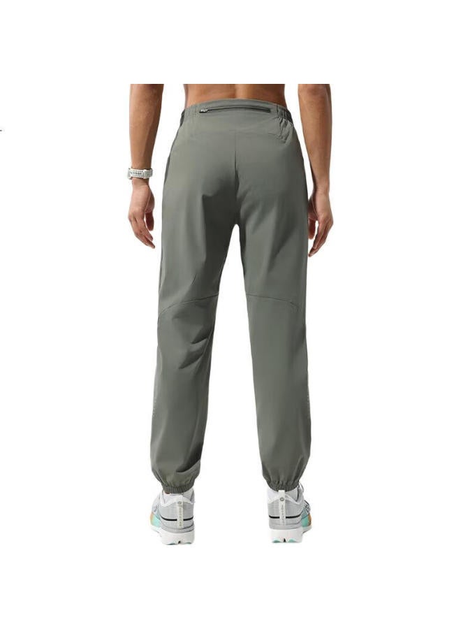 macondo Original Single Product | Mask-Like Long Pants Spring Summer Running Quick-Drying Sports Pants Sunscreen Antibacterial Jungle Green Men L - Image 1