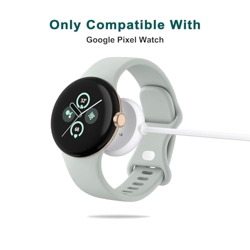 Tobfit Charging Cable for Google Pixel Watch 1 Charger, Magnetic Watch Charger Cord Cable, 3.3ft/100cm， White - Image 3