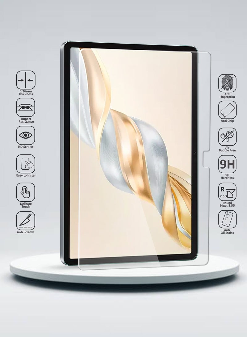 دبليو تيك واقي شاشة زجاجي مقوى Honor Pad X9a 11.5 4G 2025 (11.5 بوصة) واقي شاشة زجاجي 9H Ultra HD (TSG9CN) - شفاف - Image 2