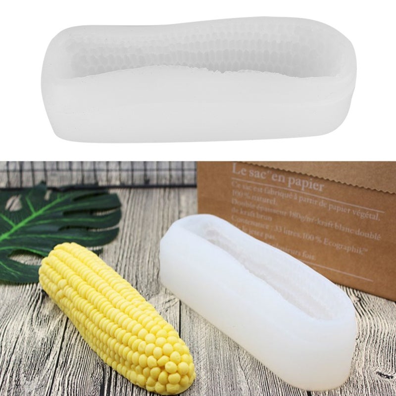Silicone Mold: Corn-Shaped, Food Safe Non-Stick Silicone Mold - Extreme Temperature Resistant (-40℃ To +230℃), Easy Cleaning Cake Baking Mold For Home Baking, Family Gatherings - Image 1