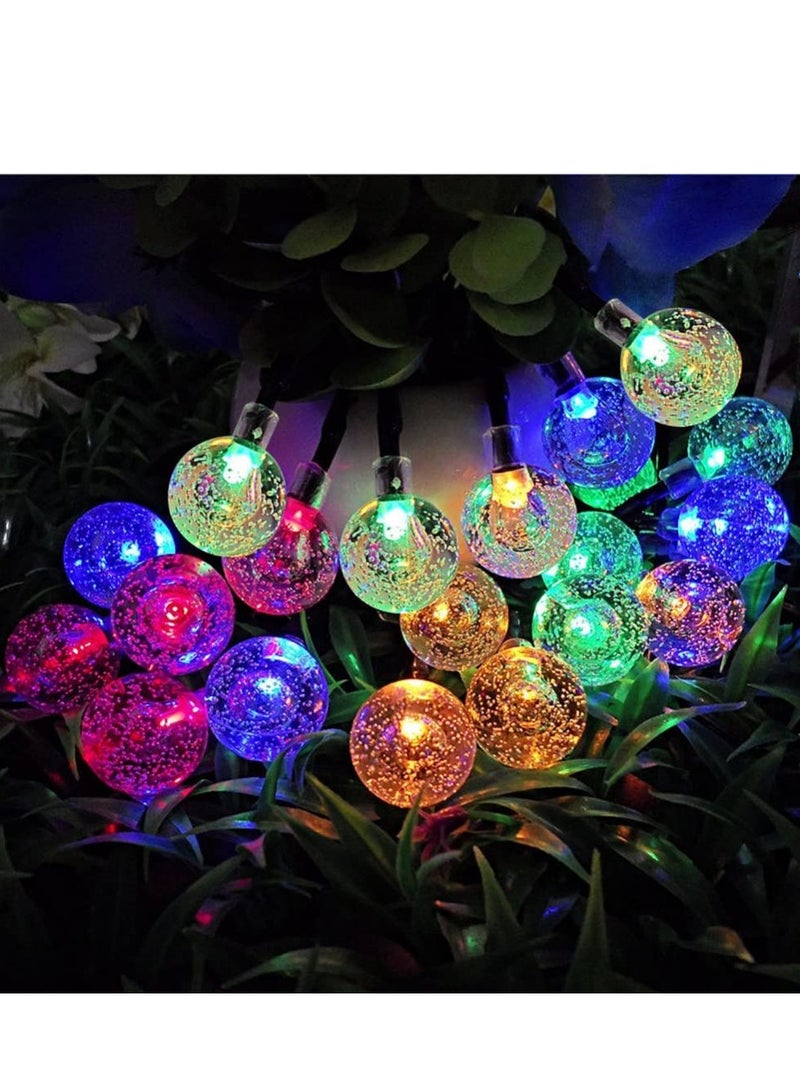 Cool Baby COOLBABY Solar String Lights Outdoor Waterproof, 200LED Solar Garden Lights, 8 Modes Crystal Ball Lights 22 Meters, Solar Garden Lights for Garden Patio Courtyard Home Christmas Party Wedding - Image 2