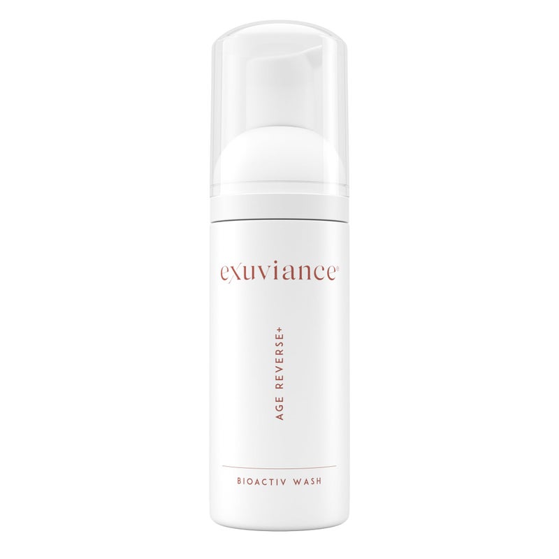 EXUVIANCE AGE REVERSE BioActiv Foaming PHA Face Wash and Makeup Remover with Botanical Extracts, Soap-Free 4.4 fl. oz.