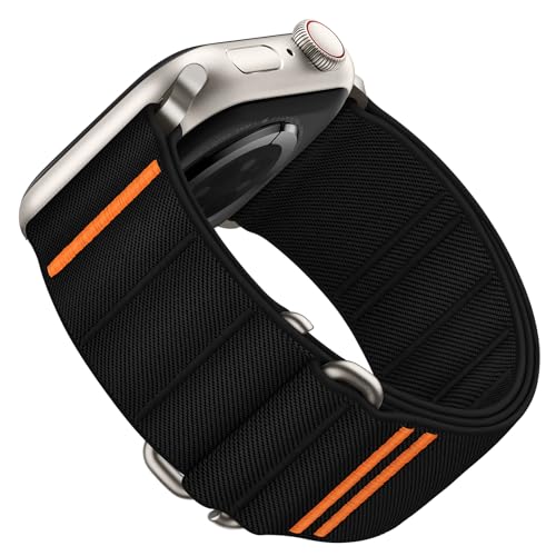 Suitisbest Sport Band Compatible with Apple Watch Ultra Band 38mm 40mm 41mm 42mm Men Women, Stretchy Nylon Sport Loop Strap with S-Hook for iWatch Series 11 10 9 8 7 6 5 4 3 2 1, SE 3 2 1, Ultra 3 2 1 - Image 1