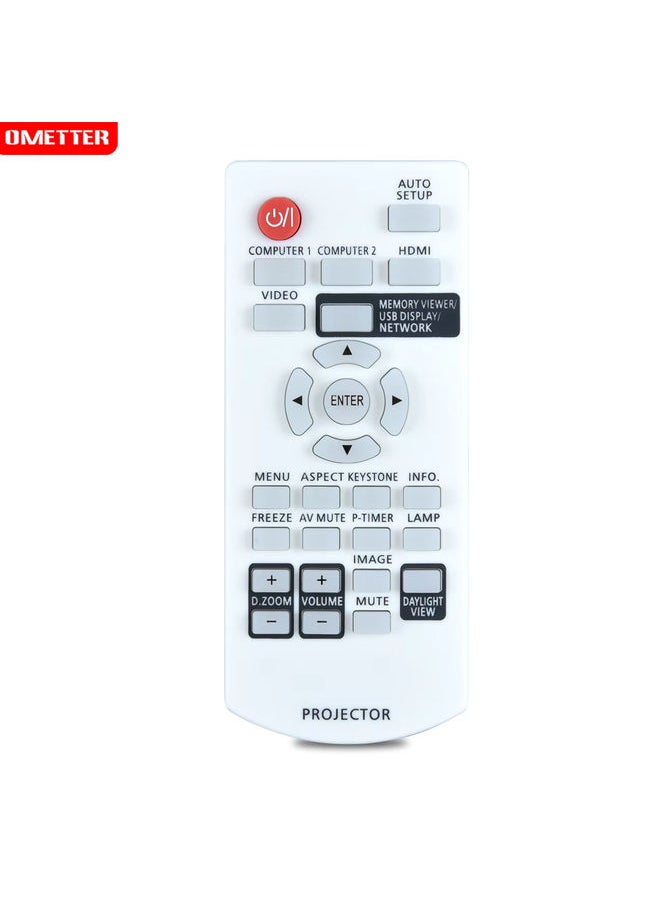 OMETTER - 2930094500 N2QAYA000110 remote control for panasonic projector N2QAYA000116 PT-TW340E PT-TW341RA PT-TW341RE PT-TW341RU LB360E - Image 1