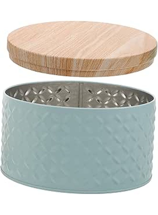 Iron Cookie Box Decorative Storage Container with Lid for Holiday Gifts - Image 1