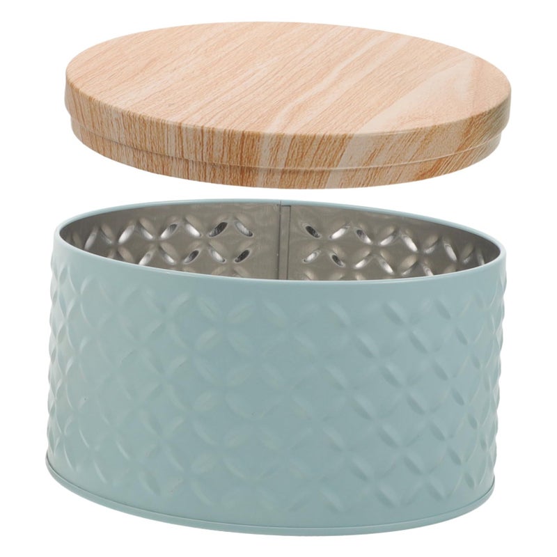 Iron Cookie Box Decorative Storage Container with Lid for Holiday Gifts - Image 2