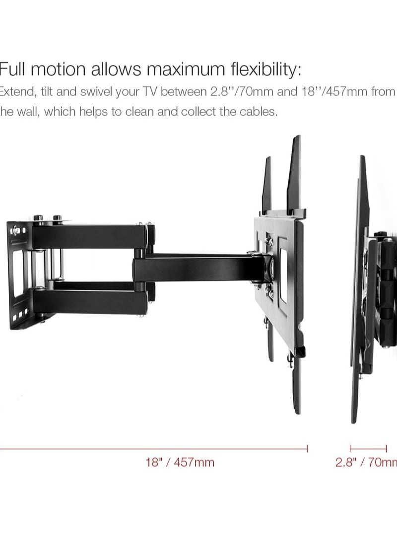 ELTRAZONE Full Motion Articulating TV Wall Mount Bracket for 32-65 Inch LED LCD HD 4K Plasma TV - Image 4