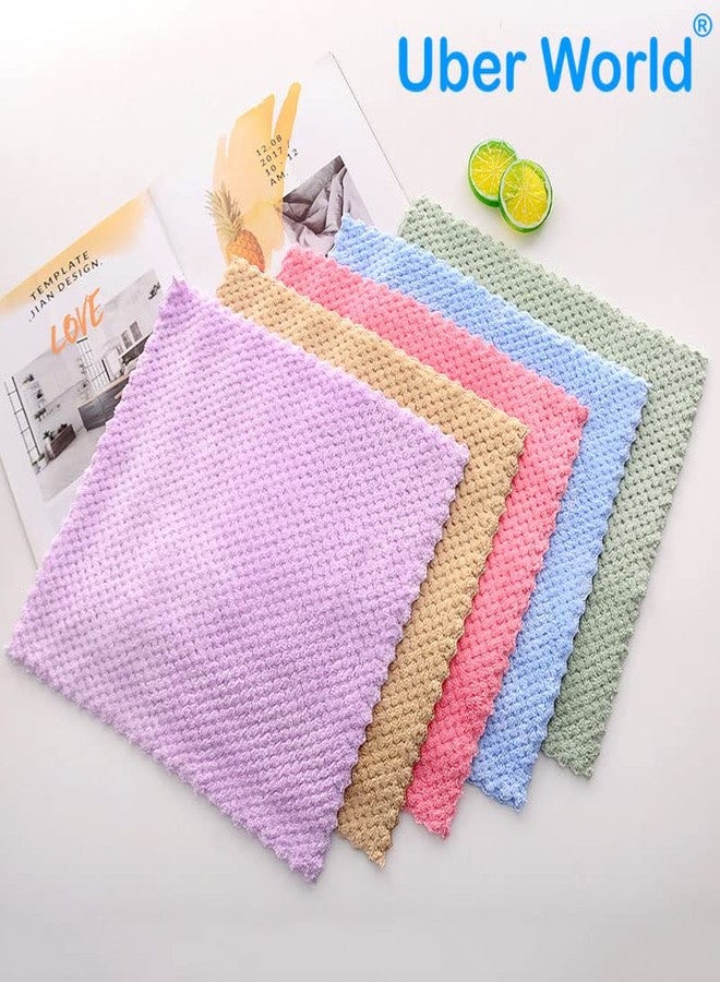 Uber World Baby Washcloths for Newborns, Infants and Toddlers Suitable for Sensitive Skin| Multicolor | Microfiber | Pack of 24 - Image 4