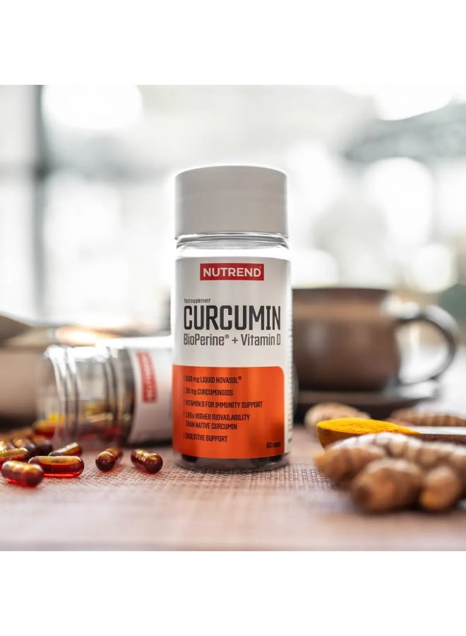 نوتريند كركمين مع بيوبيرين وفيتامين د – 60 كبسولة - Image 2
