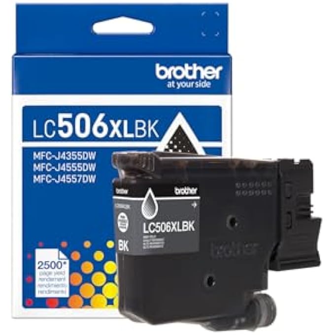 GENUINE LC506XLBK HIGH YIELD BLACK INK CARTRIDGE (FOR USE WITH INKVESTMENT 4355, 4555, AND 4557 PRINTERS) - Image 2