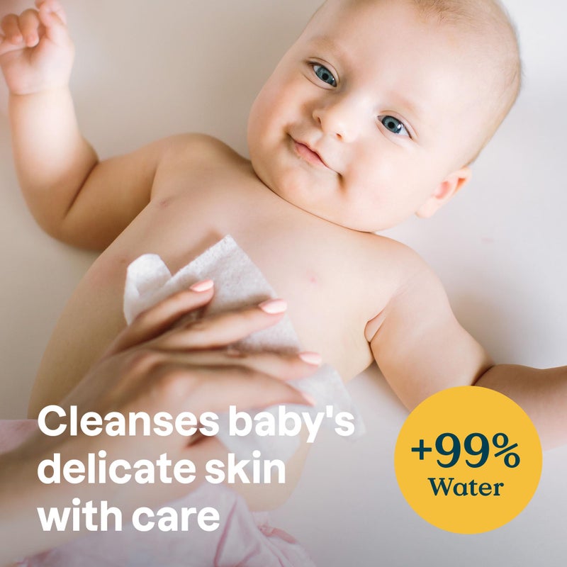 ATTITUDE Baby Wipes Unscented, For Sensitive Skin with Oat, Natural Origin, Dermatollogically Testedâ€‹, For Babies, Toddlers & Kids, Chamomile Extract, EWG Verifiedâ€‹, 72 Count - Image 2