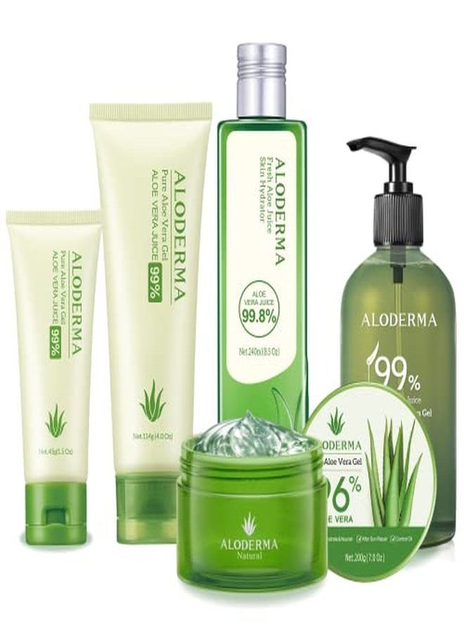 Aloderma Organic Pure Aloe Vera Gel Made With 96% Usda Organic Certified Aloe Vera Within 12 Hours Of Harvest (200G, 7.0 Oz) No Powder Concentrates Or Parabens Perfect For Everyday Use Suitable For All Skin Types No Sticky Residue Vegan And CrueltyFree EcoFriendly  - Image 5
