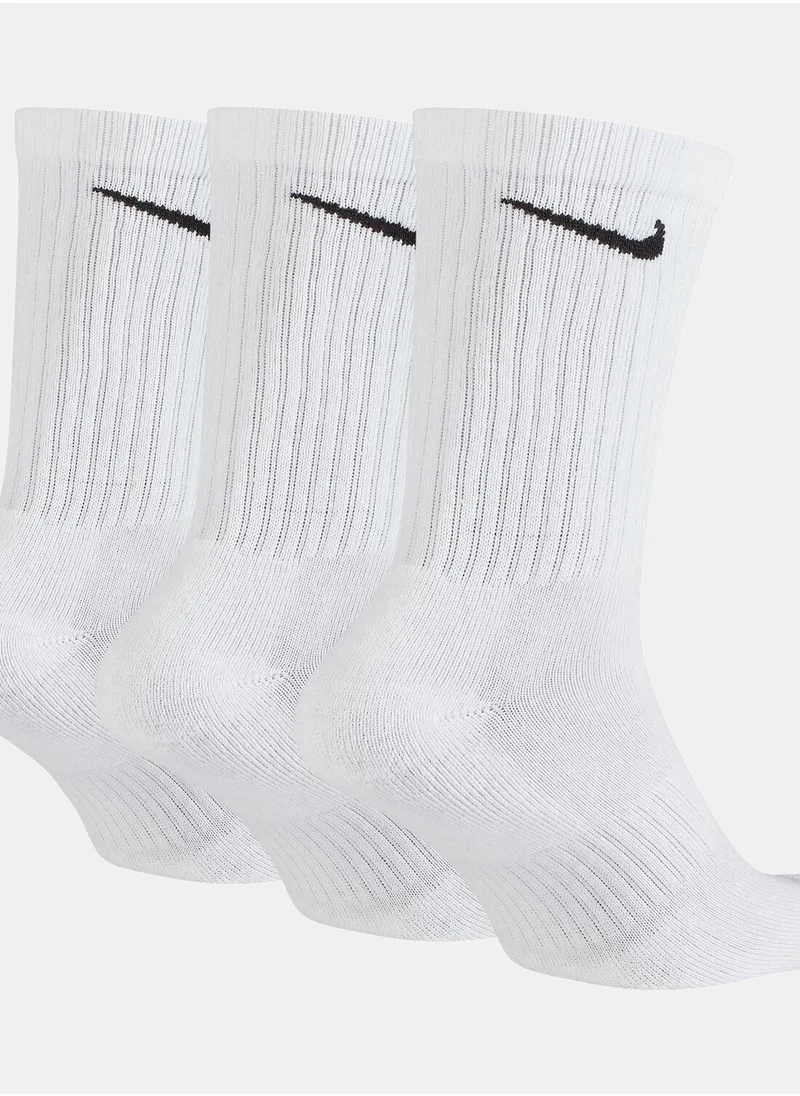 Nike Everyday Cushioned Training Crew Socks (3 Pairs)