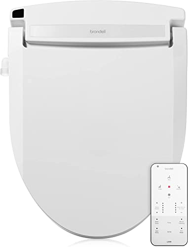 Brondell LE99 Bidet Toilet Seat, Fits Elongated Toilets, Electric Bidet with Remote, Warm Air Dryer, Strong Wash Mode, Stainless-Steel Nozzle, Saved User Settings & Easy Installation - Image 1