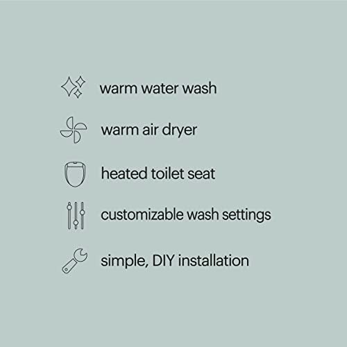 Brondell LE99 Bidet Toilet Seat, Fits Elongated Toilets, Electric Bidet with Remote, Warm Air Dryer, Strong Wash Mode, Stainless-Steel Nozzle, Saved User Settings & Easy Installation - Image 3