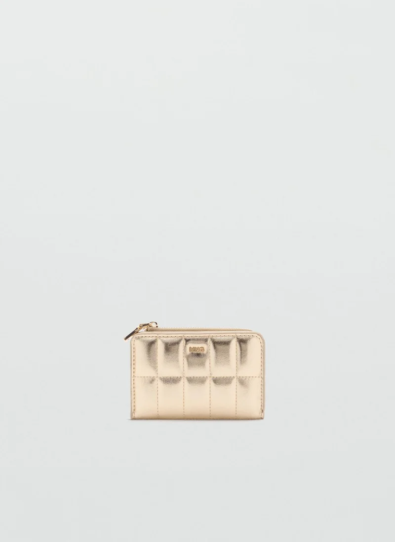 مانجو Casual Quilted Flap Wallet
