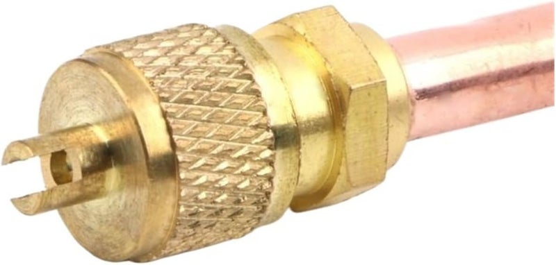 Compatible With Multiple Systems AC Refrigeration Service Valves 10-Pack 6mm OD Tube Fitting Port Access Valve Set - Image 4